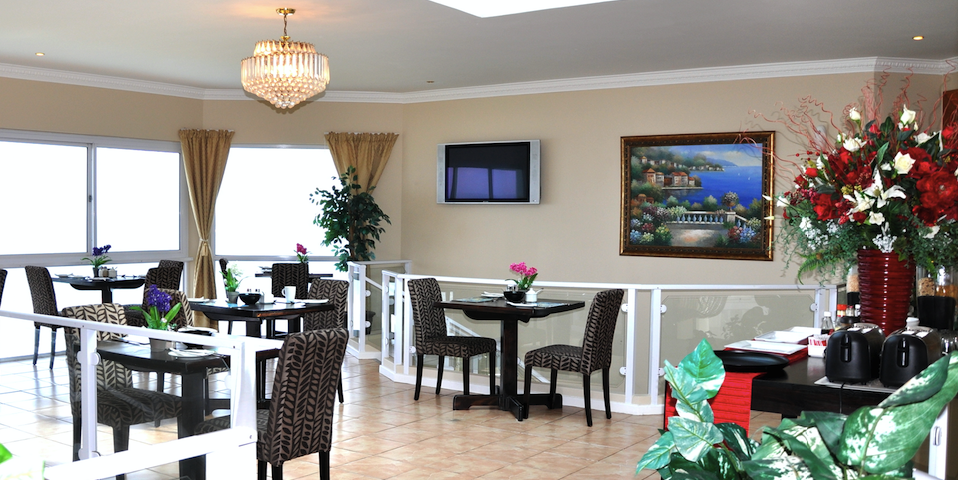 Dining room with sea outlook